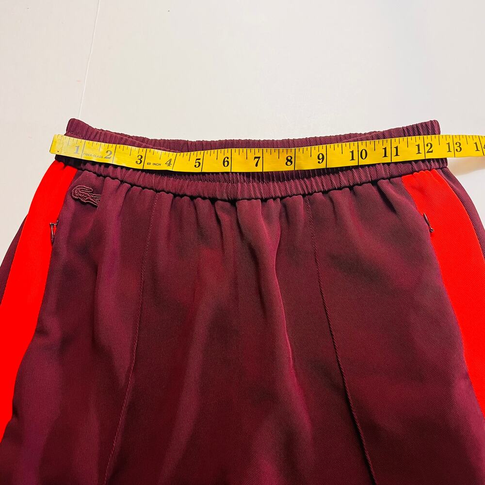 Lacoste Side Striped Pull On Jogger Pants Size EU 32 Red - Picture 9 of 12